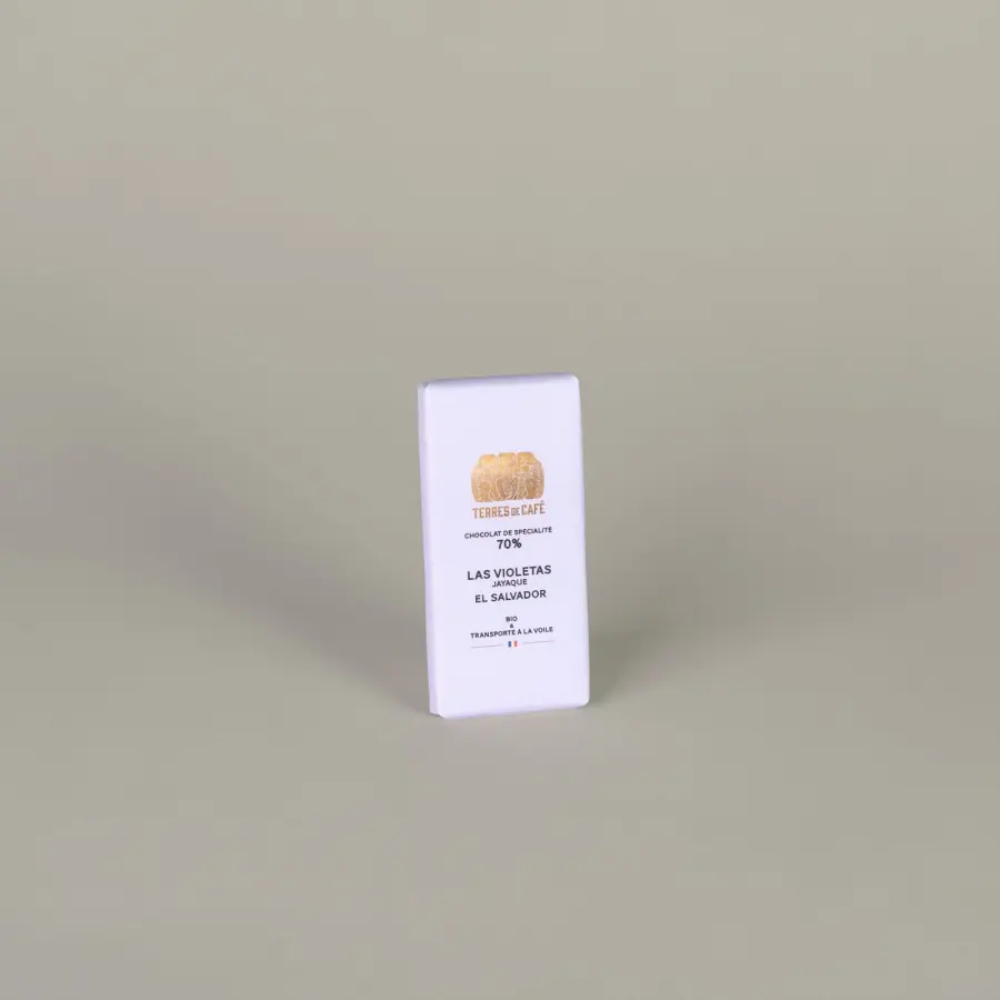 Cacao de spécialité | TDC X ENCUENTRO Les Violetas 70% Salvador - Tablette de Chocolat -19g | Vente en Ligne