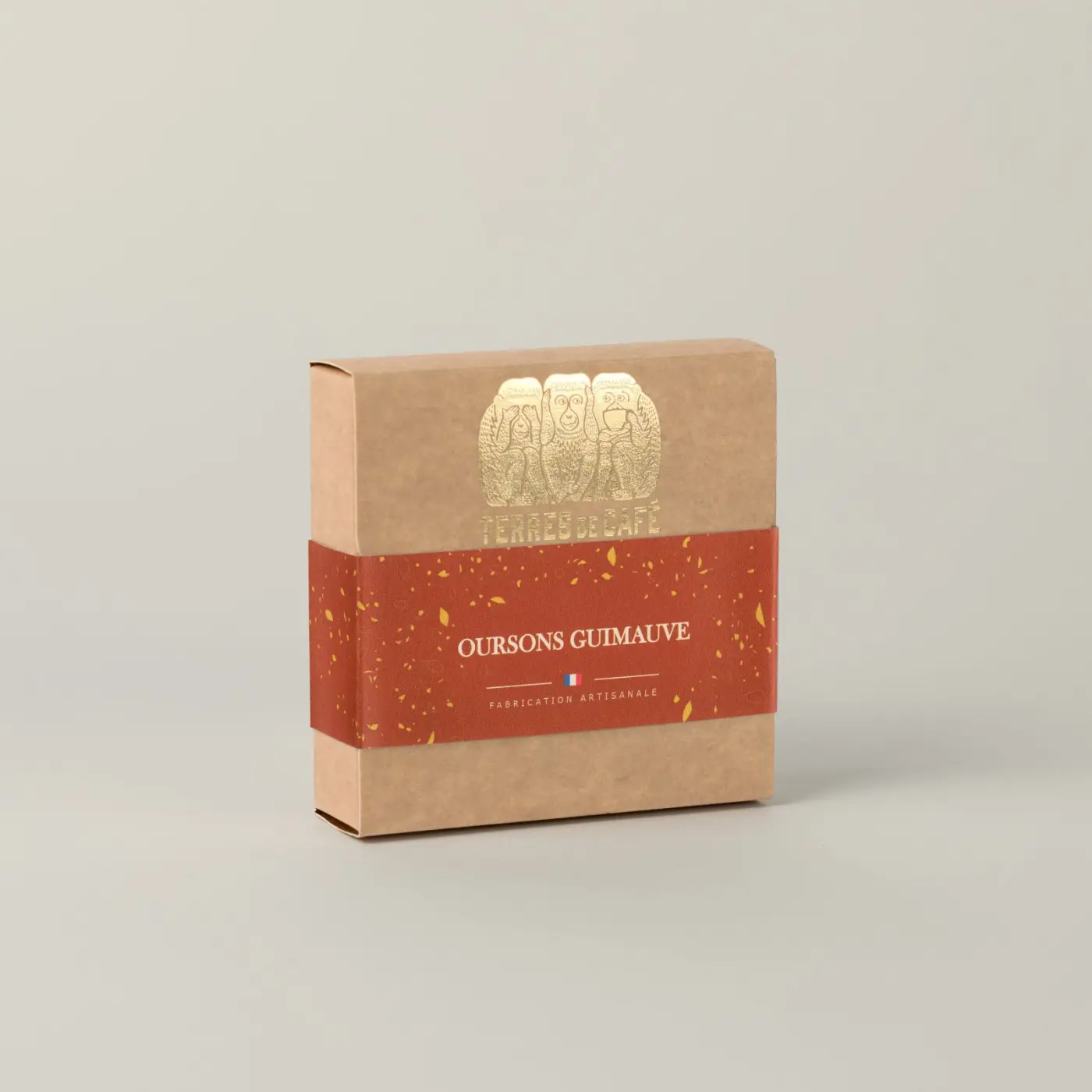 Cacao de spécialité | Boîte Oursons guimauve enrobés de chocolat 70% X6 | Vente en Ligne