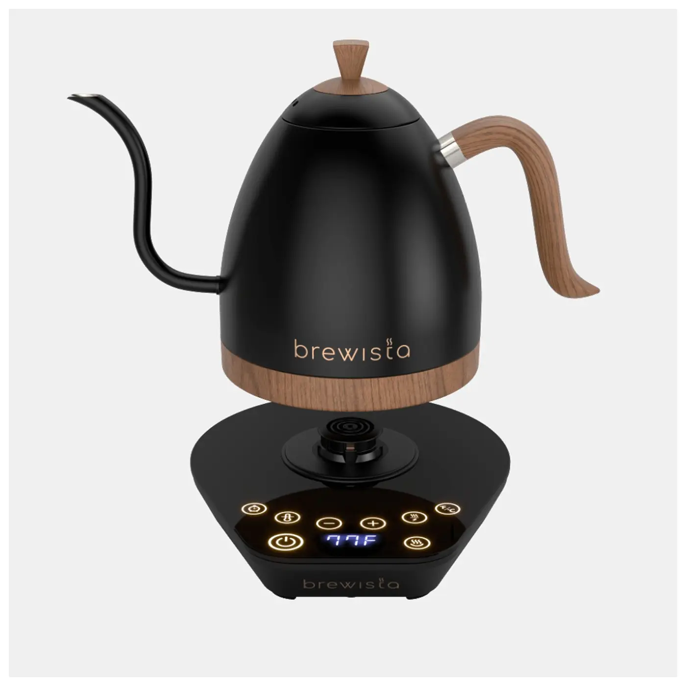 Artisan - Bouilloire - Noir Mat et Bois Cafetières et bouilloires