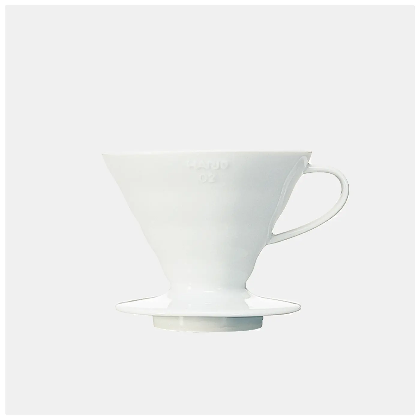 Dripper blanc V60 Céramique 02 - 1/4 Tasses HARIO Accessoires Méthodes douces