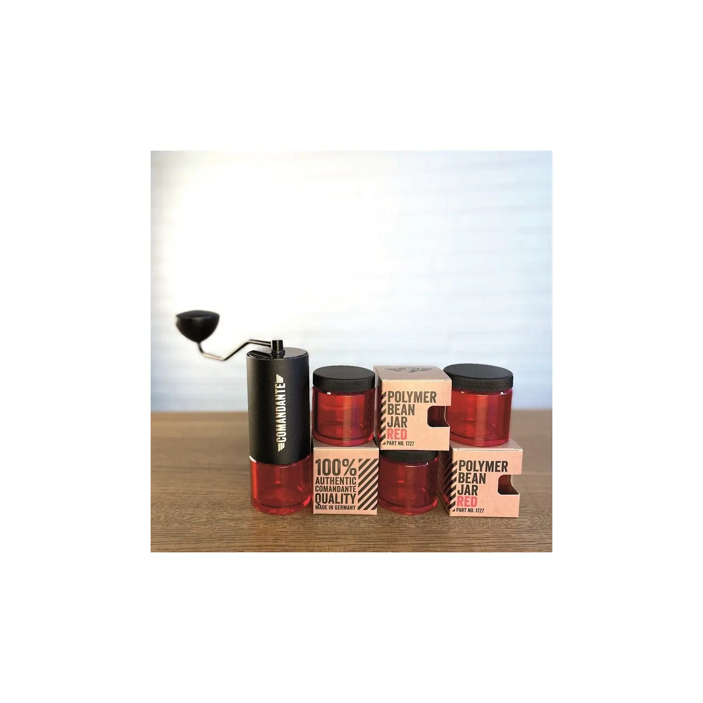 Pot en Polymer pour moulin Nitro Blade C40 - Rouge Accessoires Café