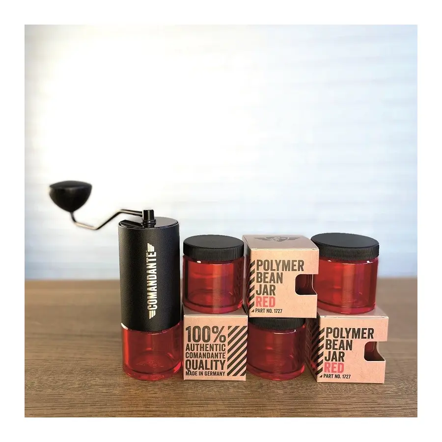 Pot en Polymer pour moulin Nitro Blade C40 - Rouge Accessoires Café