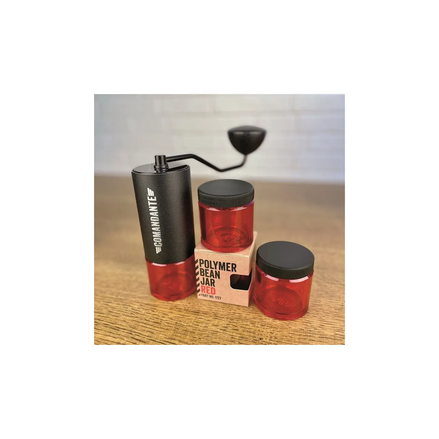 Pot en Polymer pour moulin Nitro Blade C40 - Rouge Accessoires Café