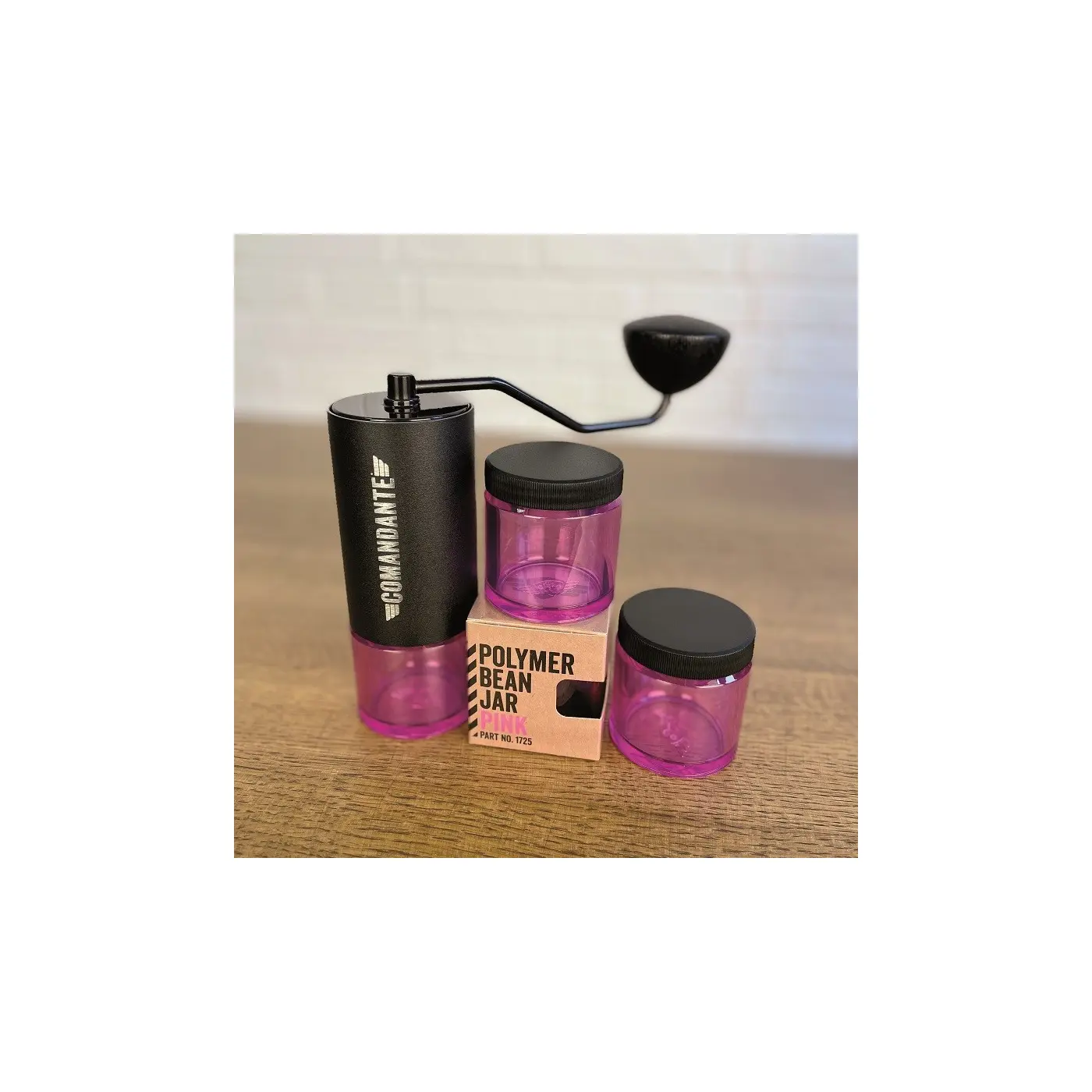 Polymer Bean Jar for Nitro Blade C40 - Pink - COMANDANTE I Terres de Café