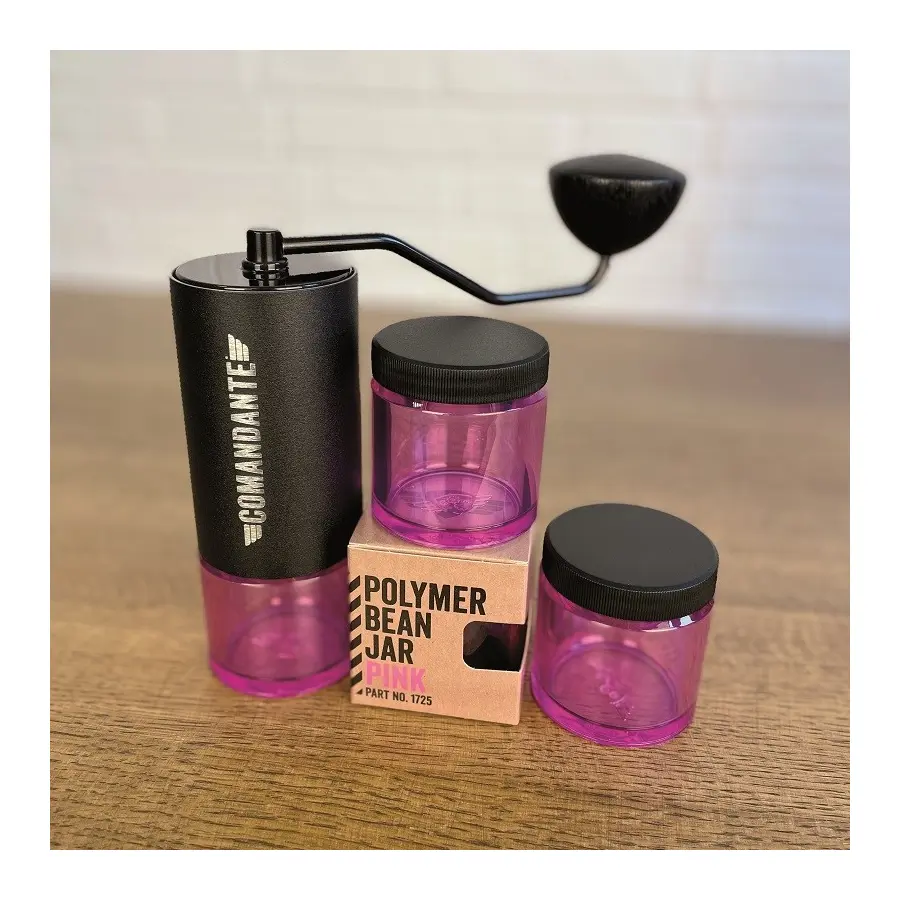 Polymer Bean Jar for Nitro Blade C40 - Pink - COMANDANTE I Terres de Café