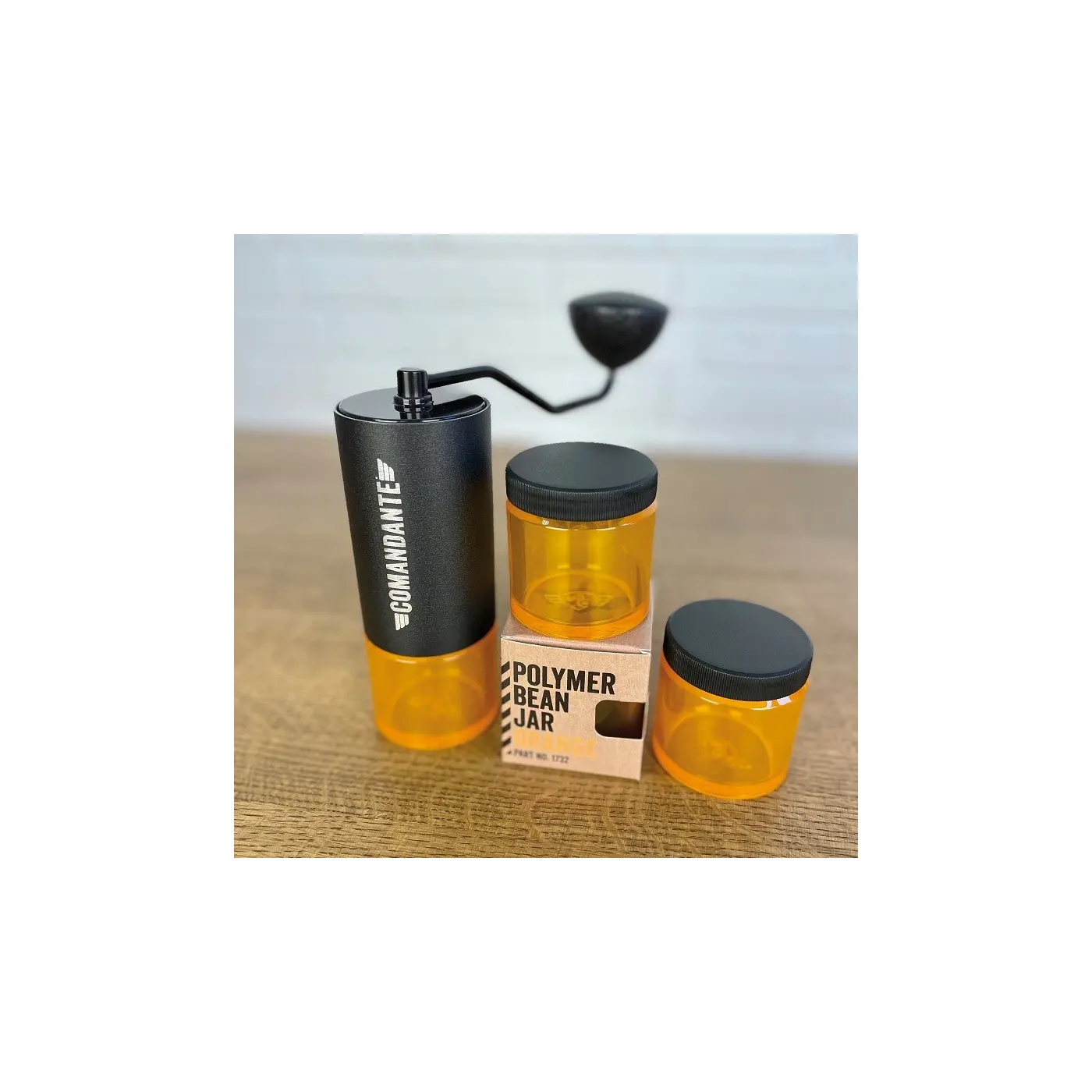 Polymer Bean Jar for Nitro Blade C40 - ORANGE - COMANDANTE I Terres de Café