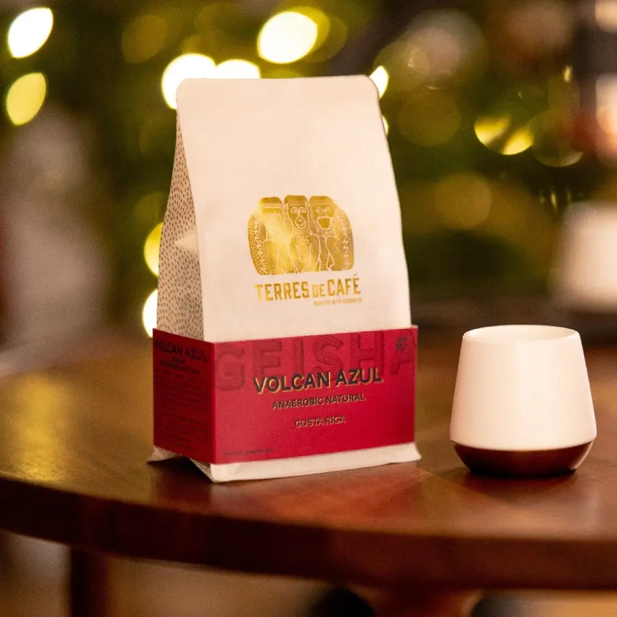 Specialty coffee by Terres de Café - Coffee Volcan Azul - Geisha Anaerobic Natural