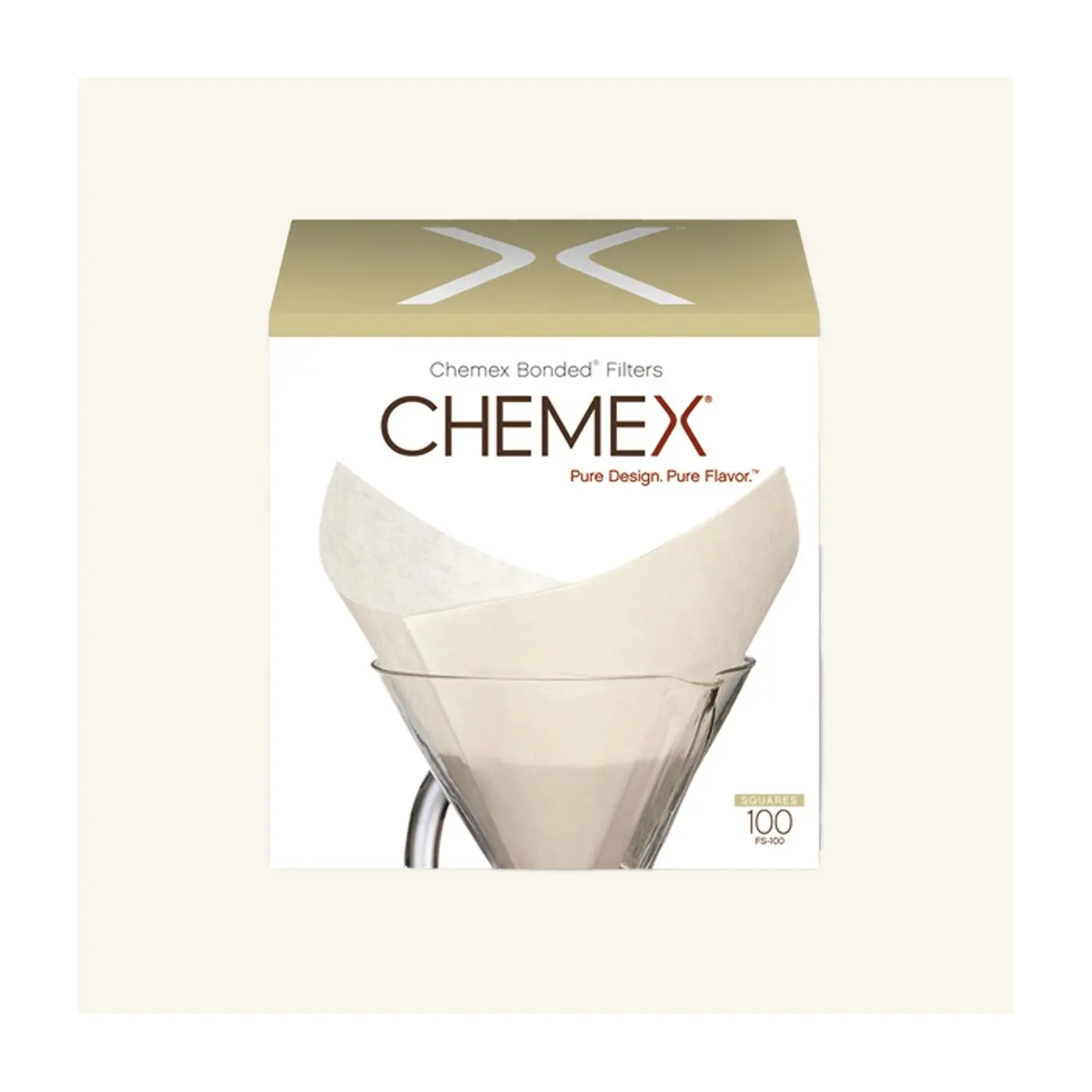 Lot de 100 Filtres pour Chemex - 6-8 Tasses Les filtres à café