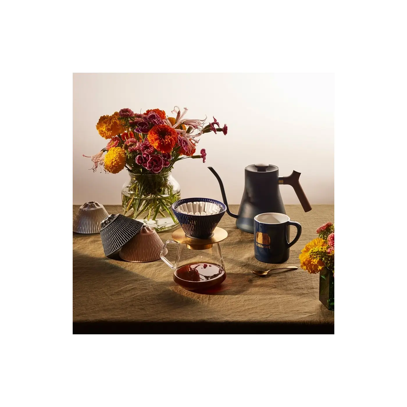 Flatbed - Coffee Dripper - 1 cup - Cobalt