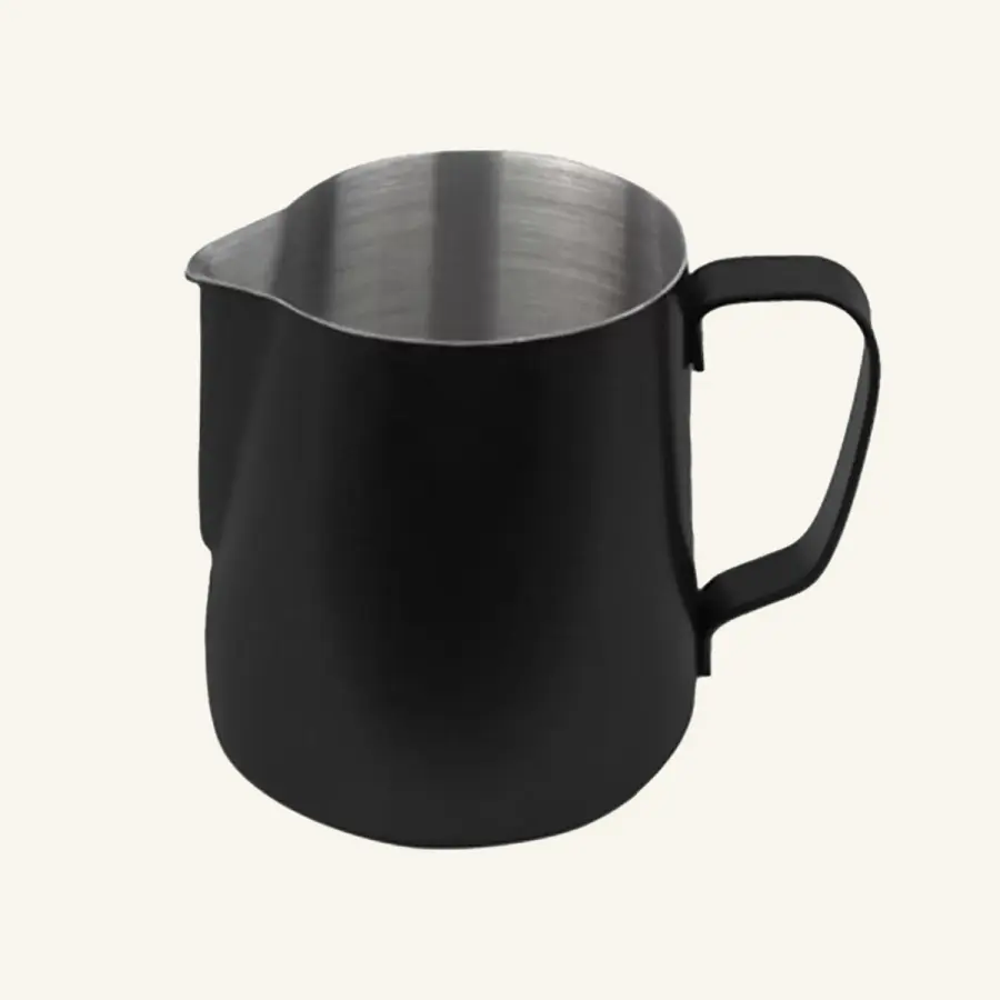 Pichet à Lait Noir en Inox - 590 ml | JoeFrex | Vente en Ligne