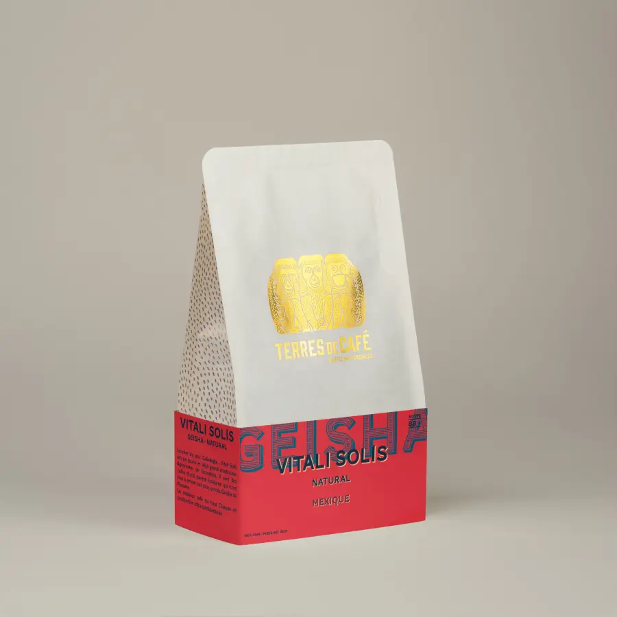 Specialty coffee by Terres de Café - Coffee Vitali Solis - Geisha