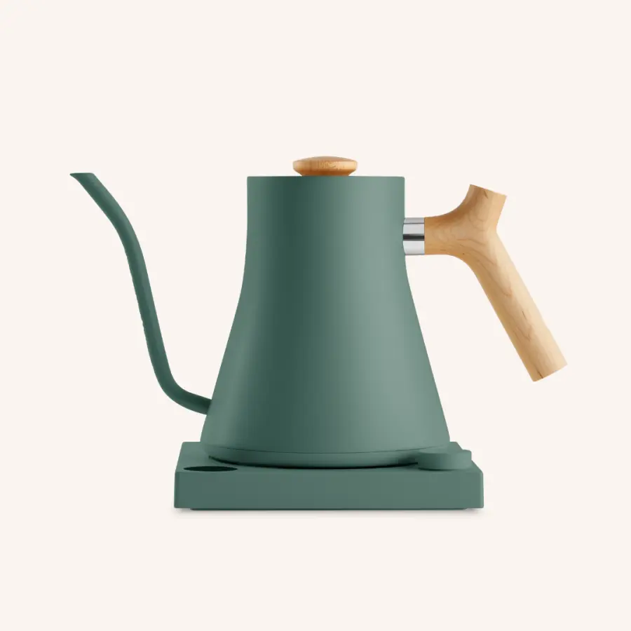 EKG Stagg - Bouilloire - Vert Clair et Bois Cafetières et bouilloires
