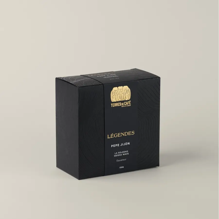 Specialty coffee by Terres de Café - Pepe Jijón - La Soledad - Geisha Wave - Légendes