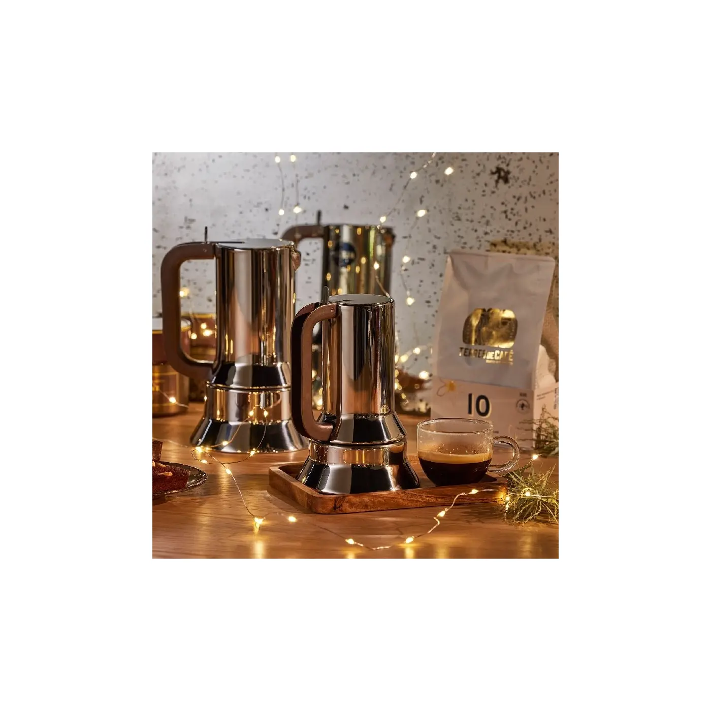 Alessi 9090 Moka Pot - 1 cups| Terres de Café