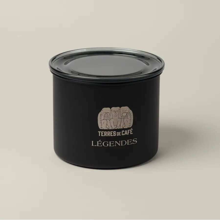 Boîte hermétique Airscape Légendes noire - 250 g | Vente en Ligne