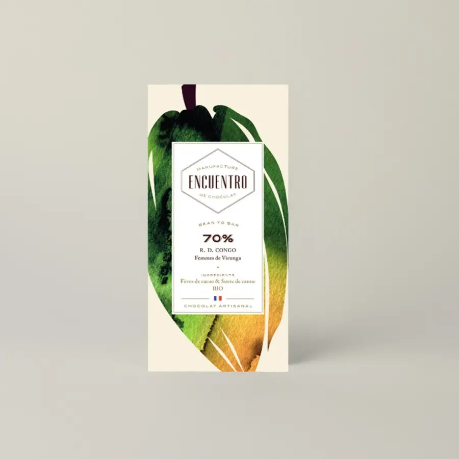 Tablette de chocolat Encuentro - 70% Congo | Vente en Ligne