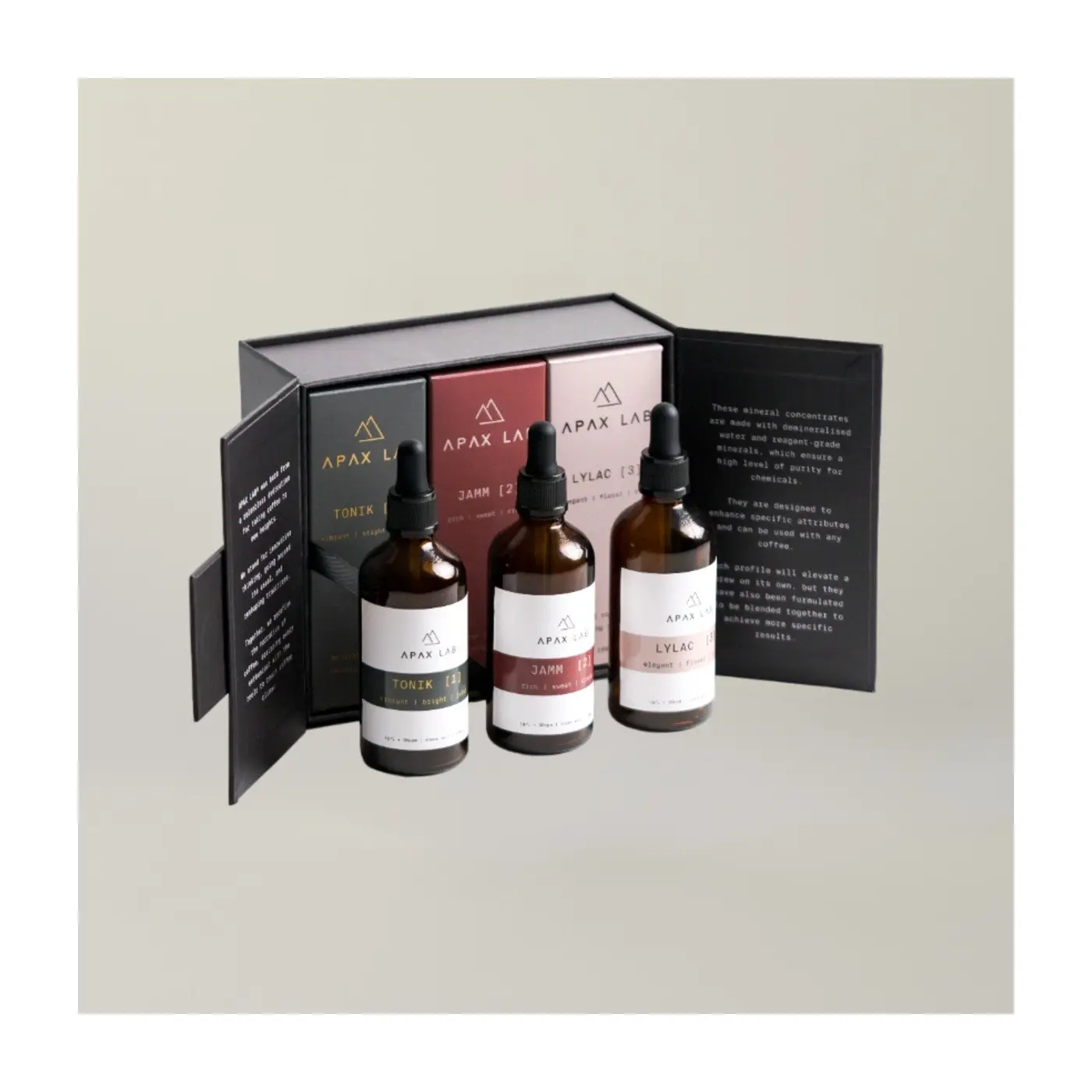 Mineral concentrates - Kit of 3 vials 20mL