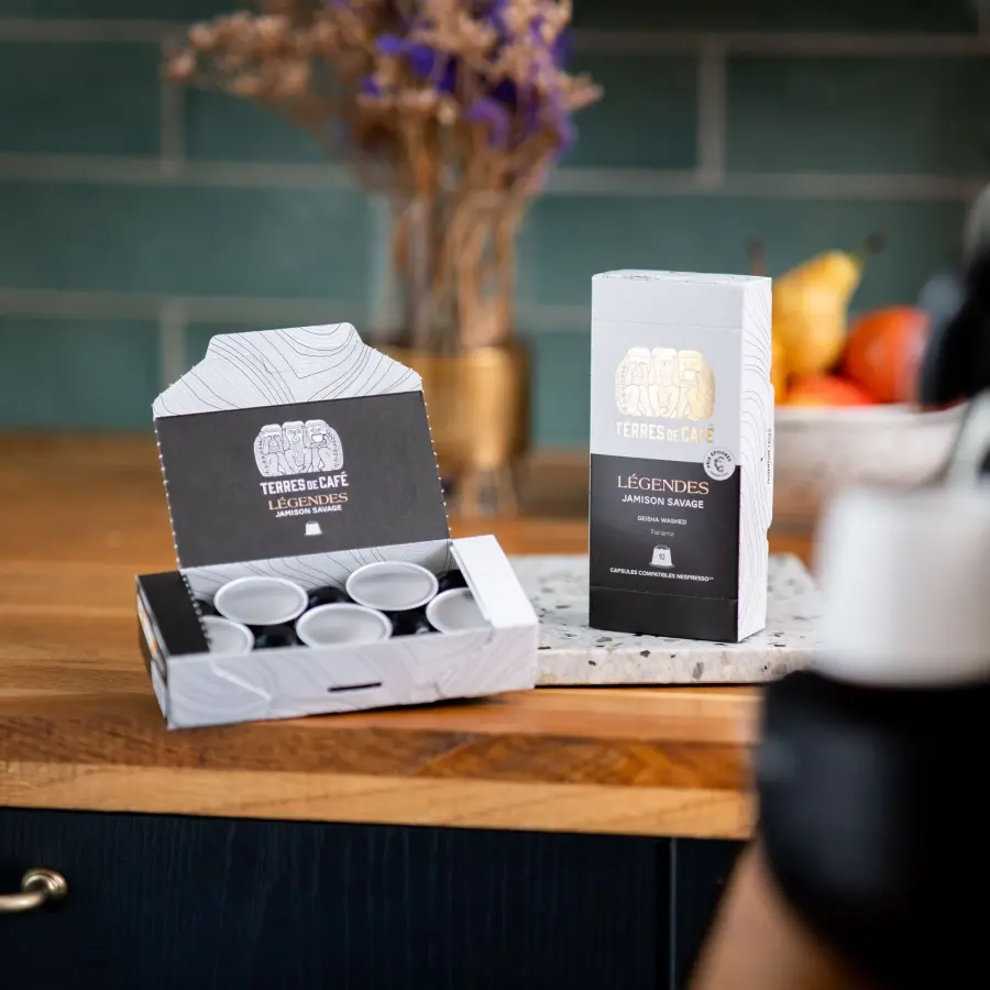 Café de spécialité | Capsules Légendes - Jamison Savage - Geisha Washed| Vente en ligne