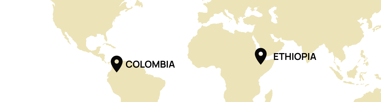 Origine Ethiopia, Colombia